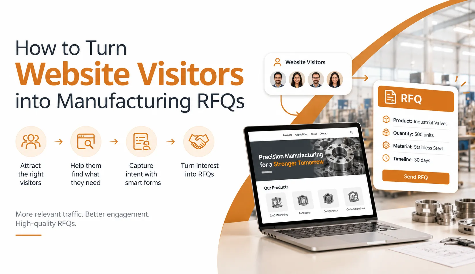 How to Turn Website Visitors into Manufacturing RFQs | Tarun Gurwara