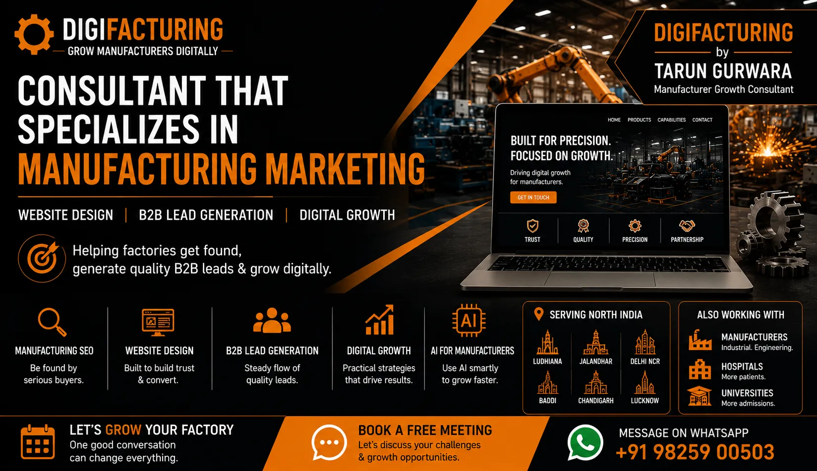 Consultant That Specializes in Manufacturing Marketing | Manufacturer Website Design & Growth
