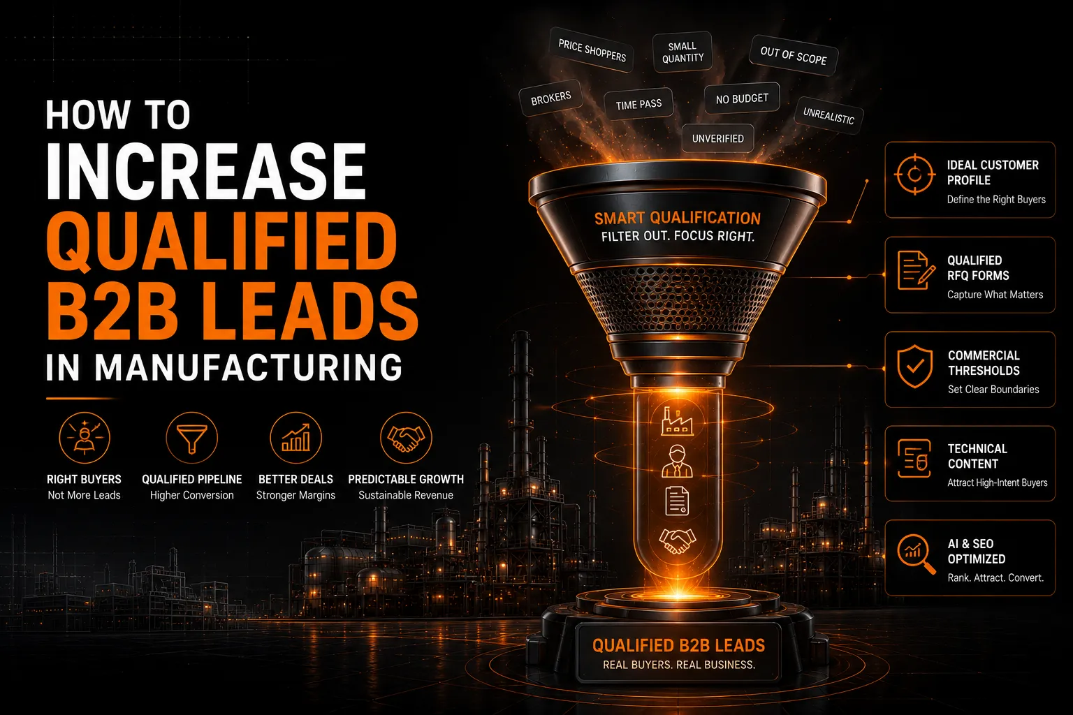 How to Increase Qualified B2B Leads in Manufacturing | Strategic Guide