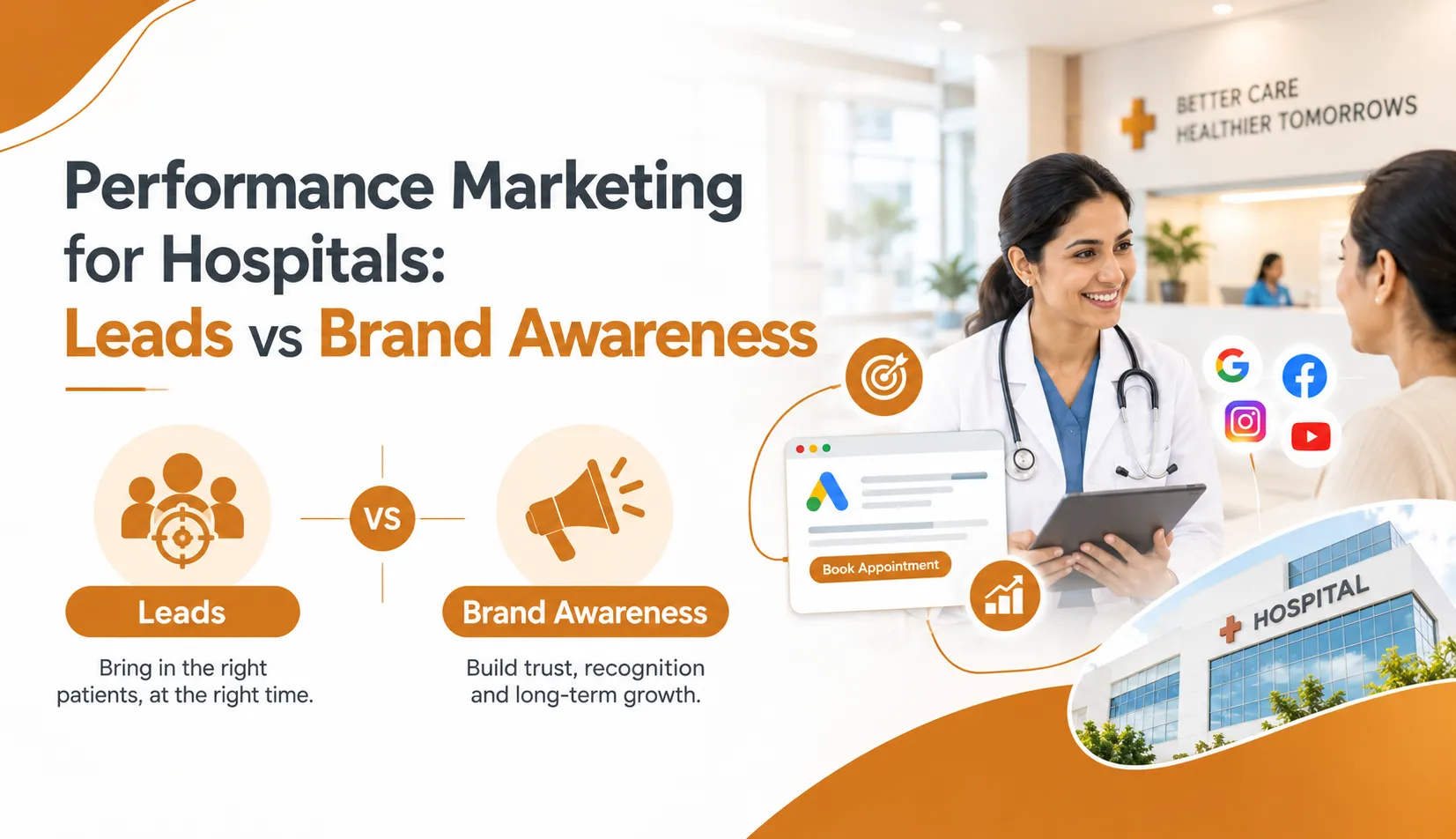 Performance Marketing for Hospitals: Leads vs Brand Awareness | Tarun Gurwara